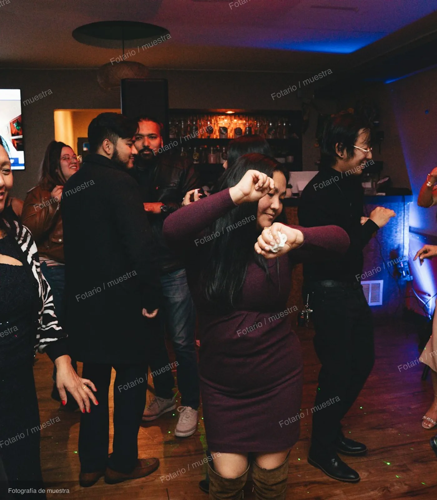 Fotografía de muestra de un baile
